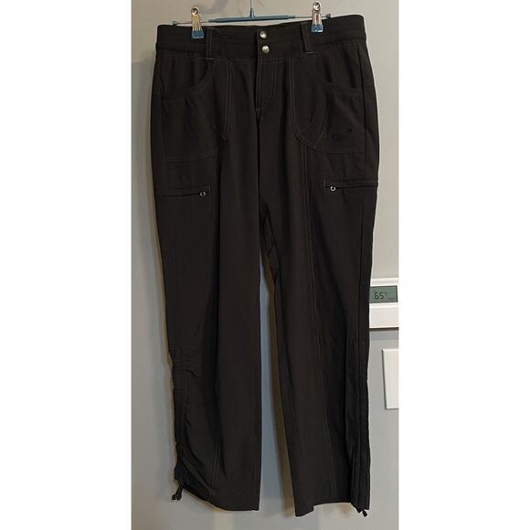 Kuhl Pants Cargo Nylon‎ Blend Zip Pockets Stretch Hiking Outdoors Size 6 Short - Picture 1 of 9